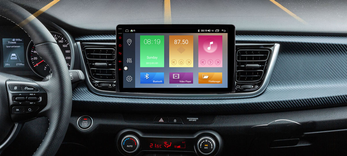 Pantalla 9" para KIA Rio 2018