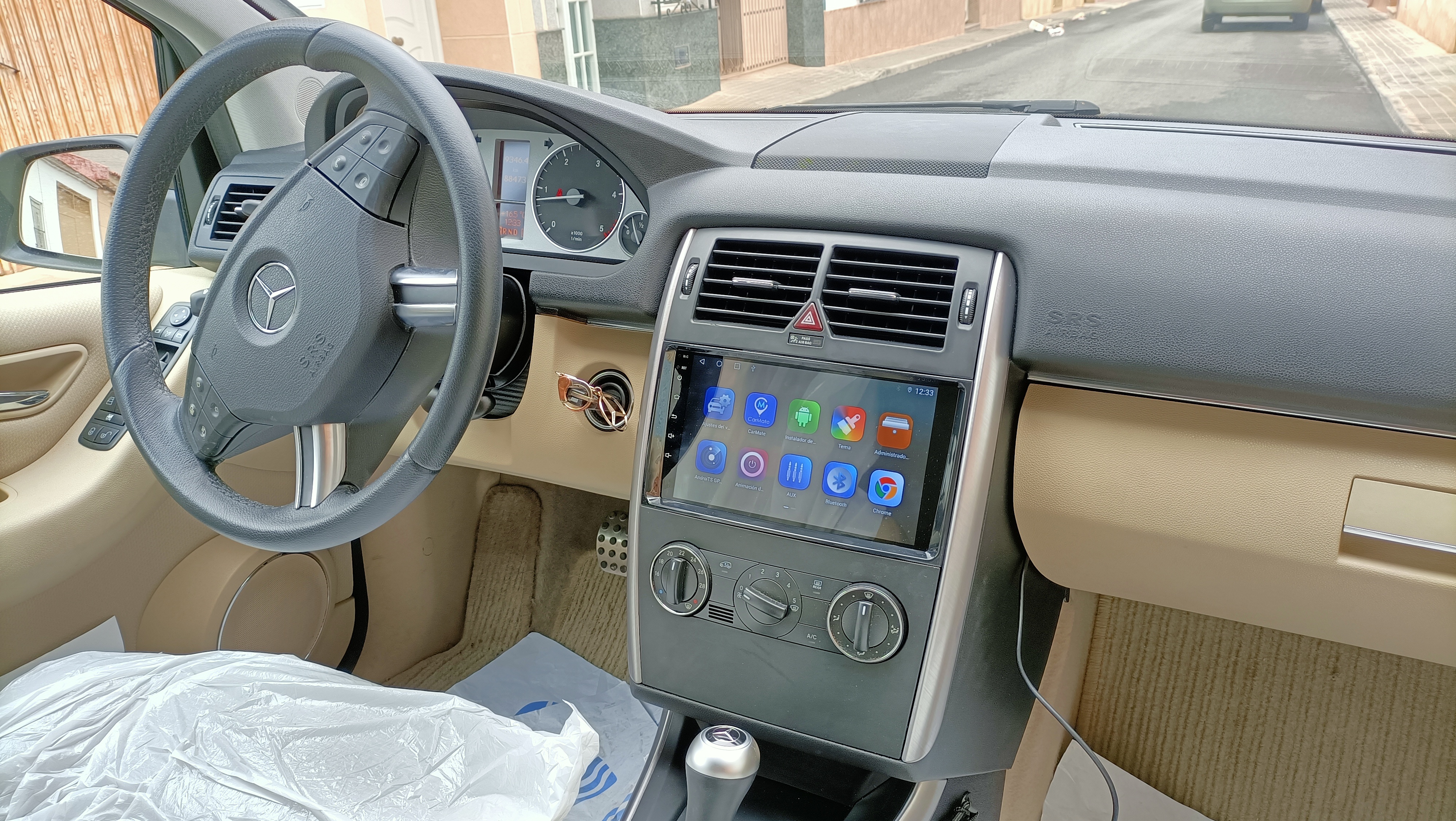 Pantalla 9" para Mercedes B200 B180
