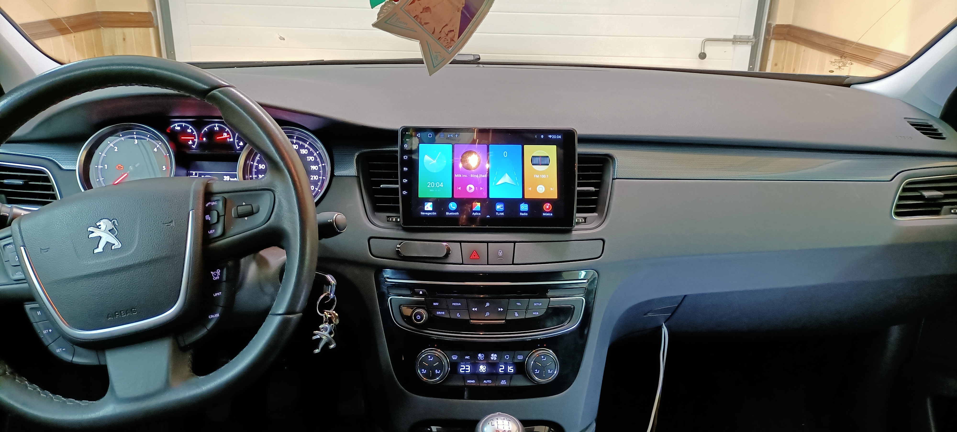 Pantalla 9" para Peugeot 508