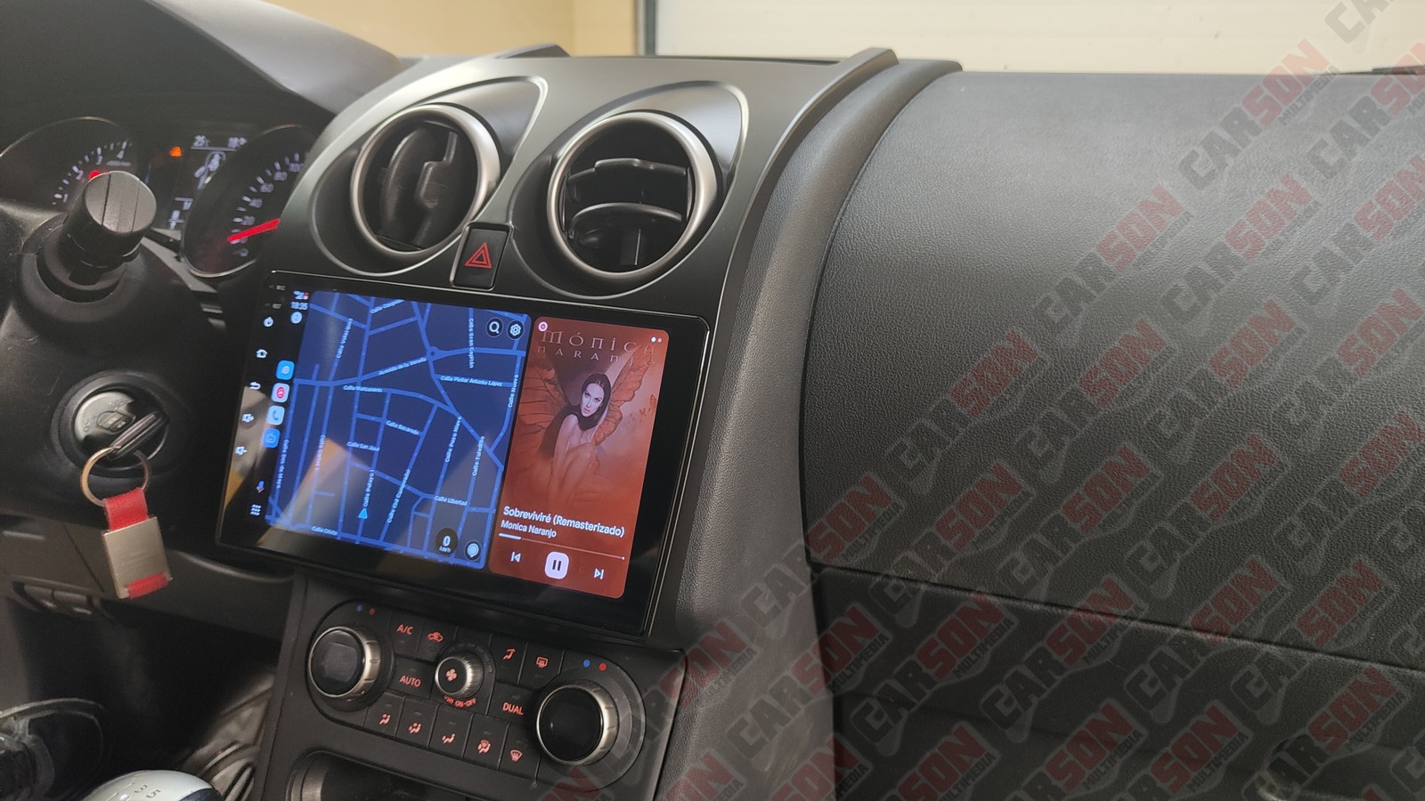 Pantalla 9" para Nissan Qashqai 2007