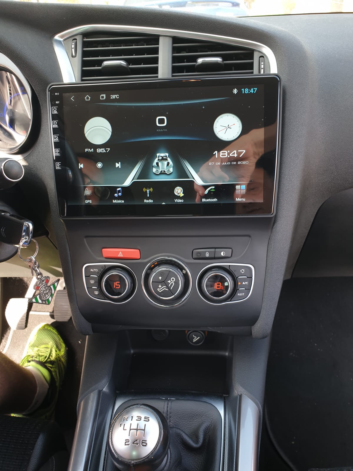Pantalla 10" para Citroen C4 2010