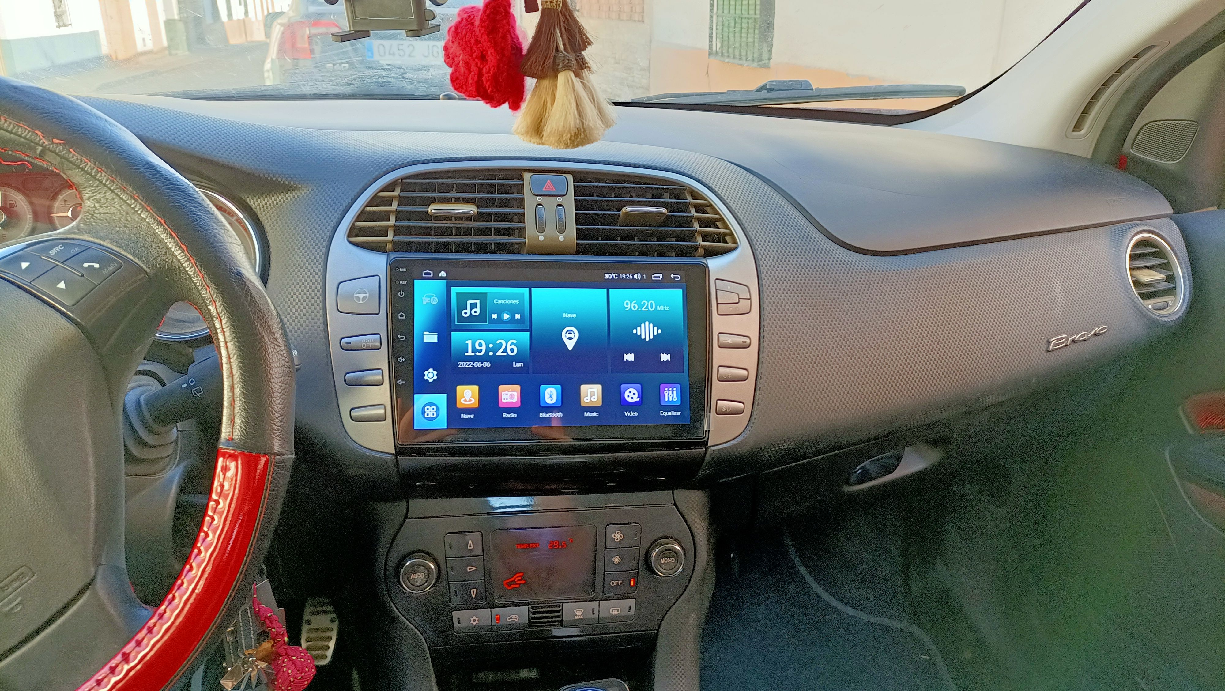 Pantalla 9" para Fiat Bravo