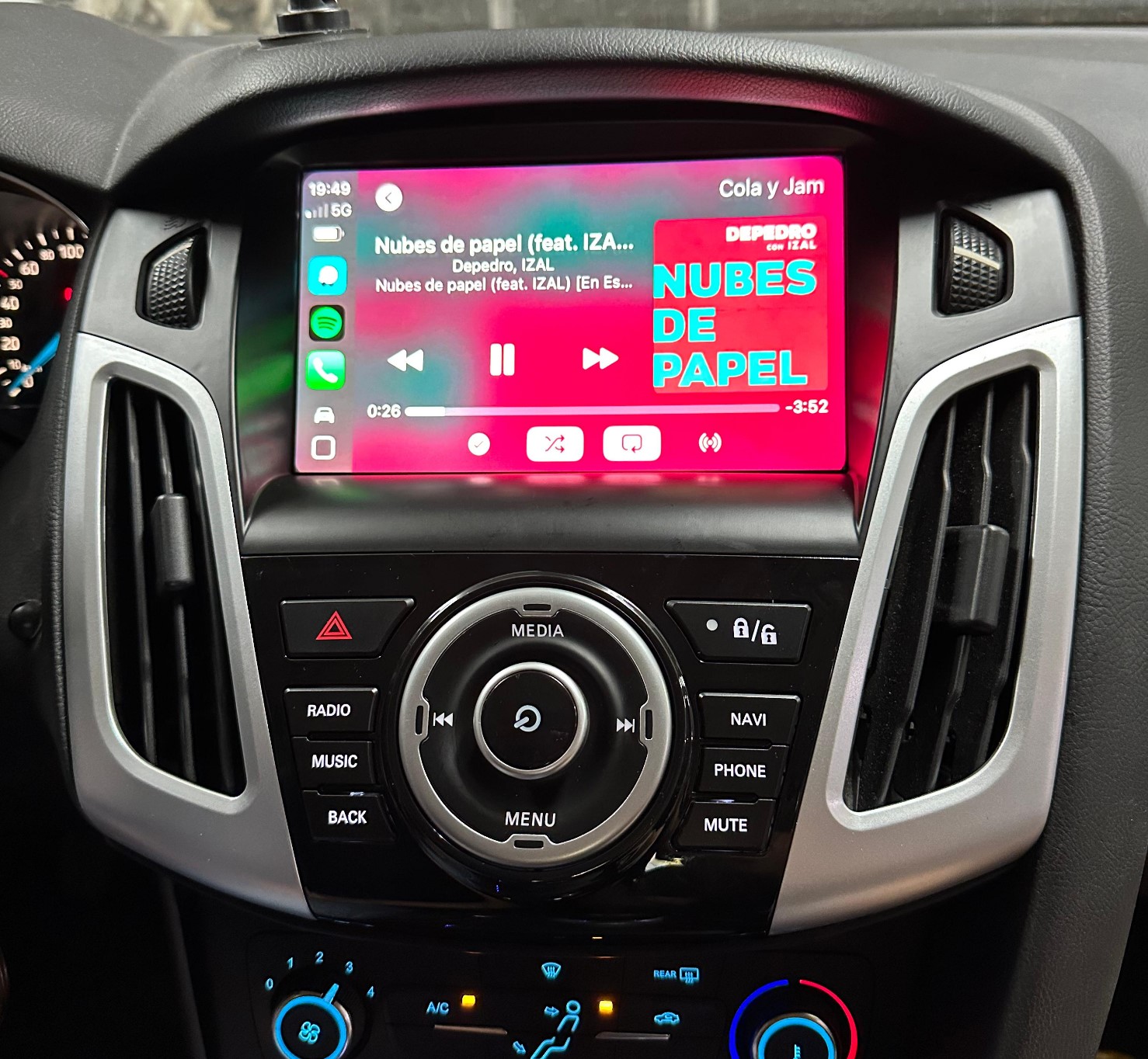Pantalla 9" para Ford Focus 2012