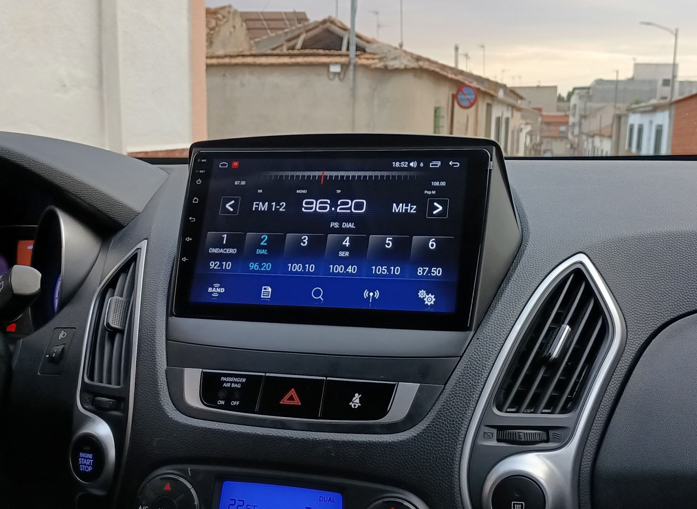 Pantalla 10" para Hyundai Tucson 2009 IX35