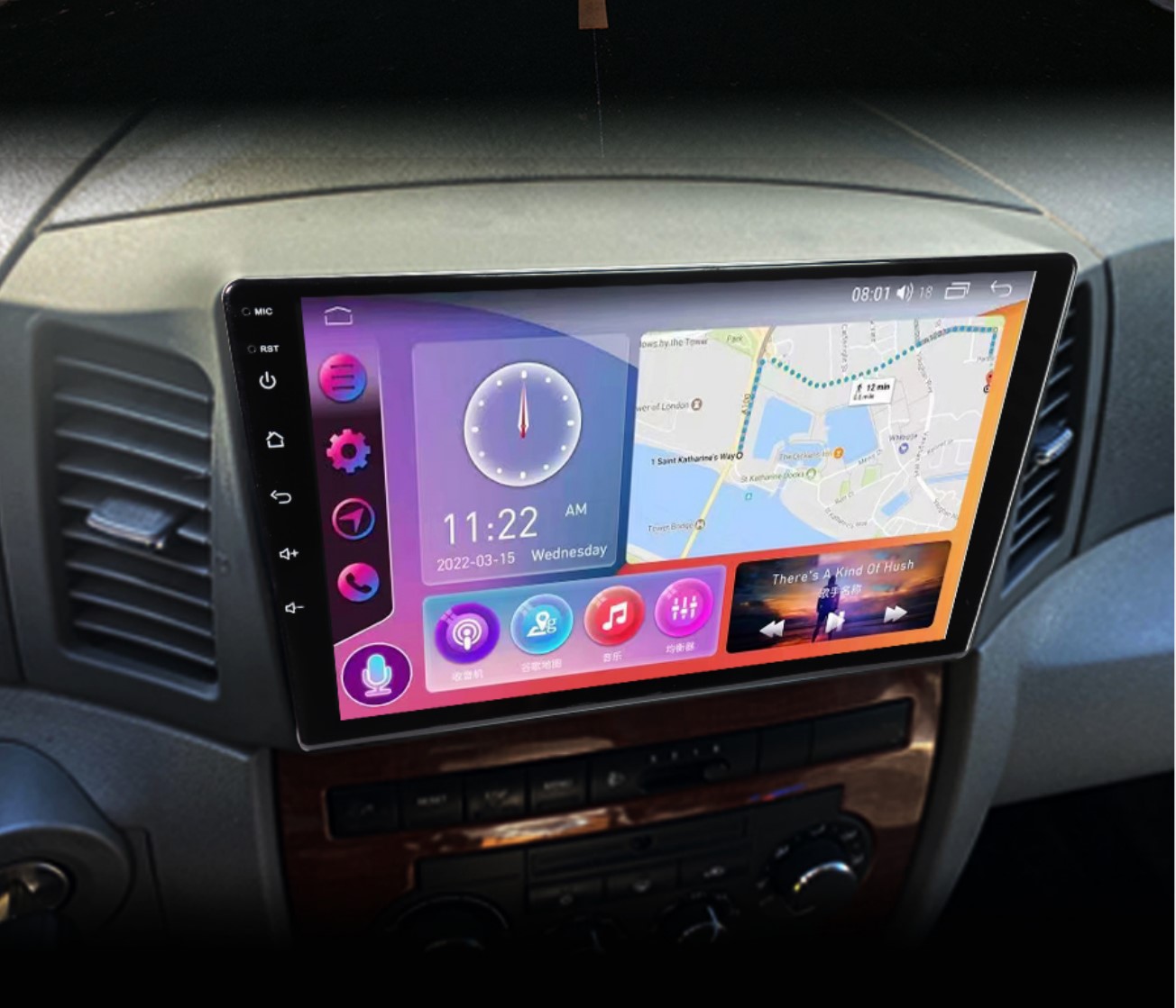 Pantalla 10" para Jeep Compass 2007