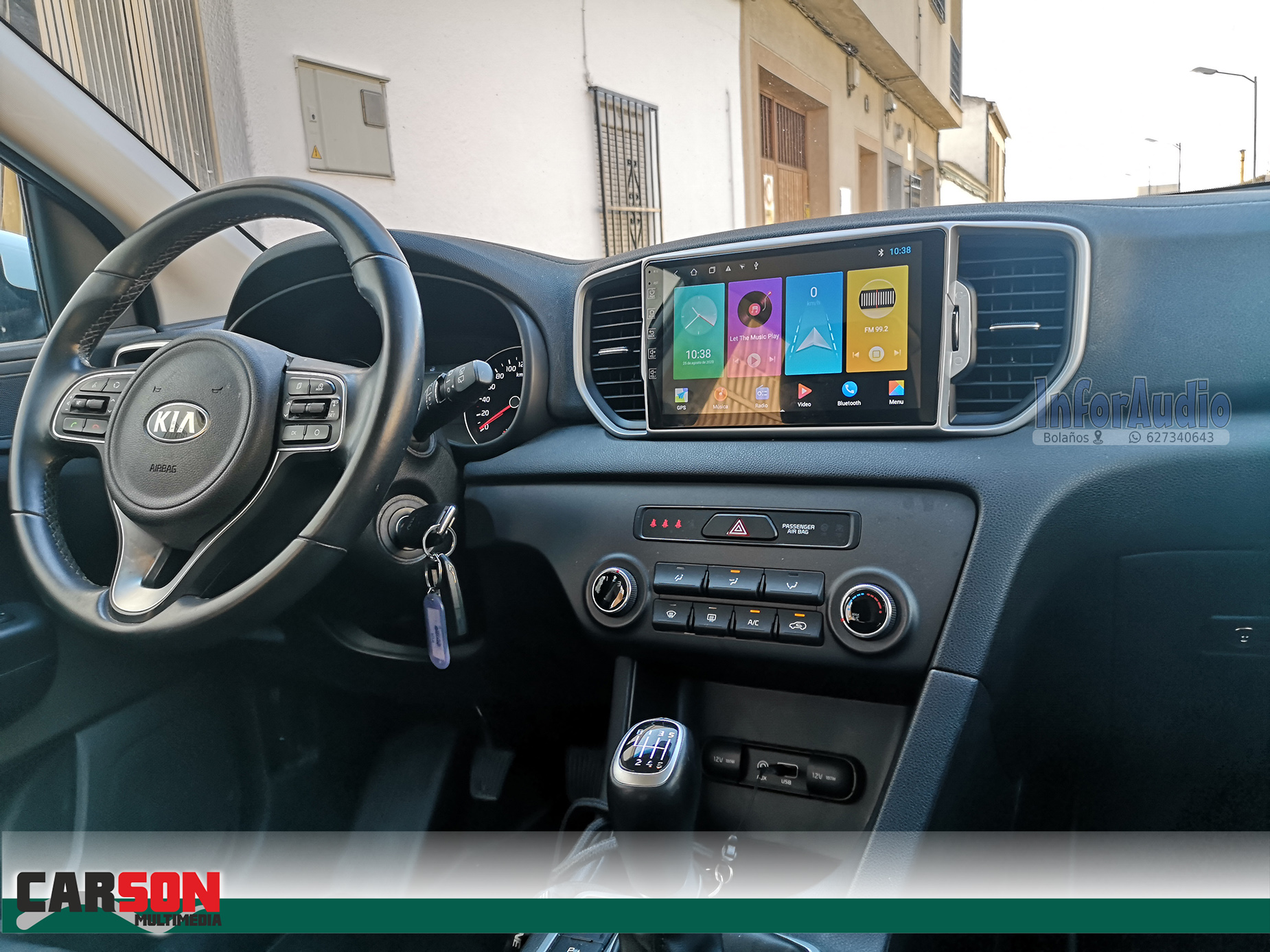 Pantalla 9" para KIA Sportage 2016