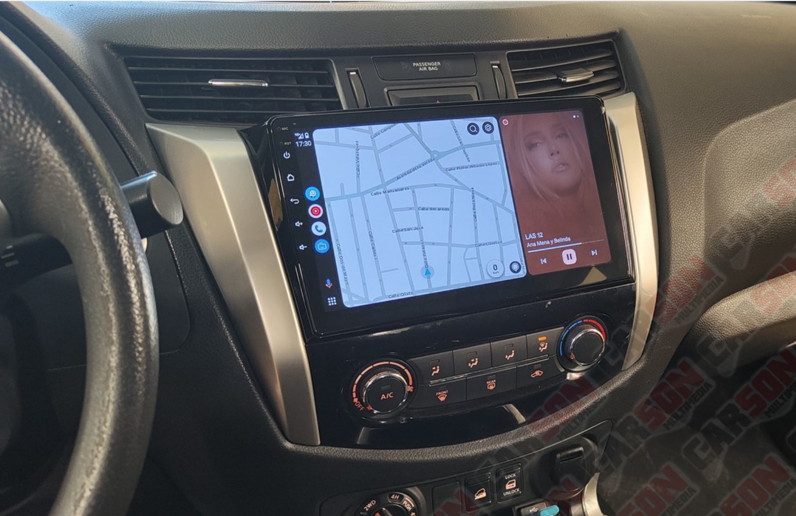 Pantalla 10" para Nissan Navara 2017