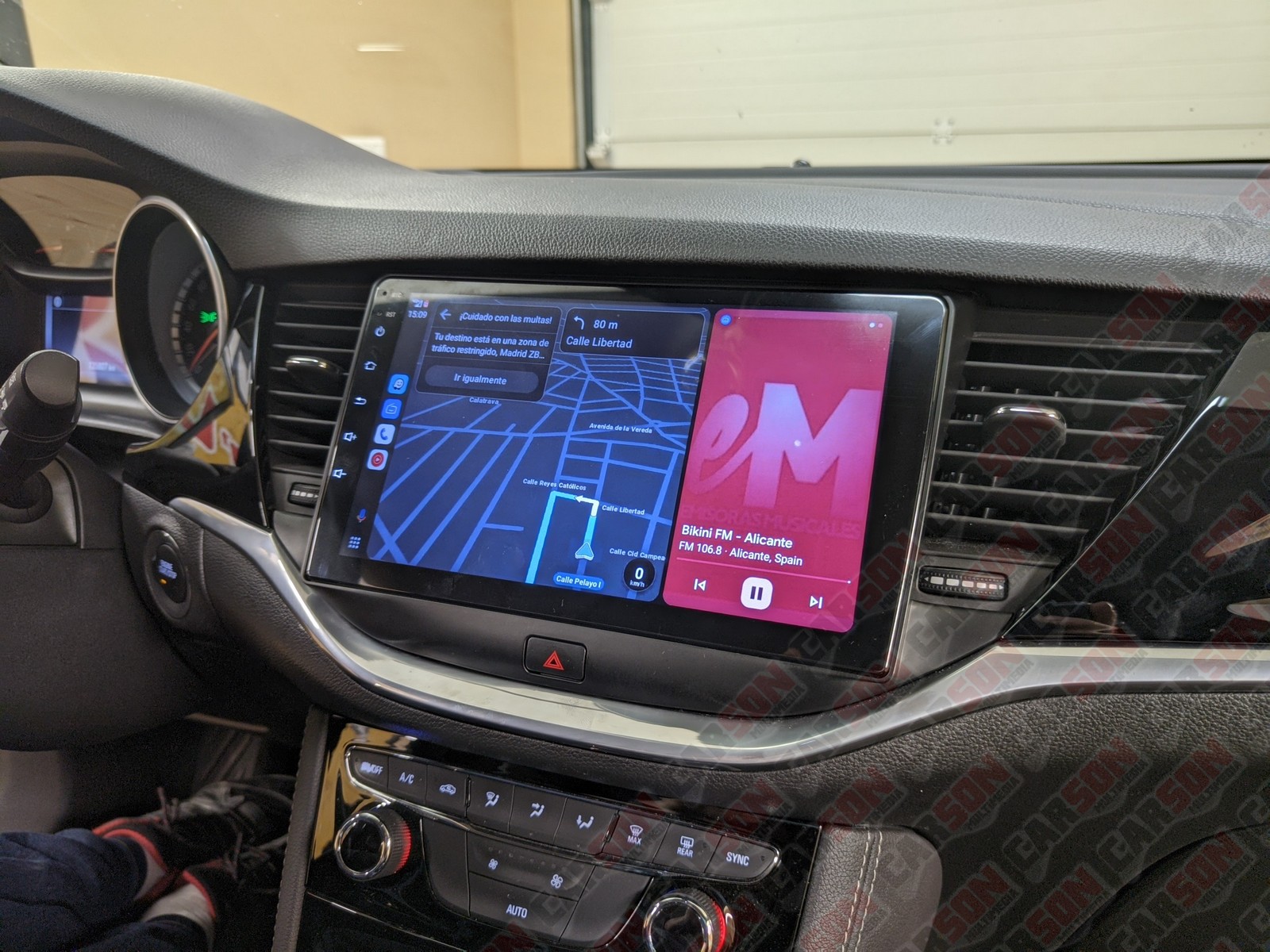 Pantalla 9" para Opel Astra K 2014/2015