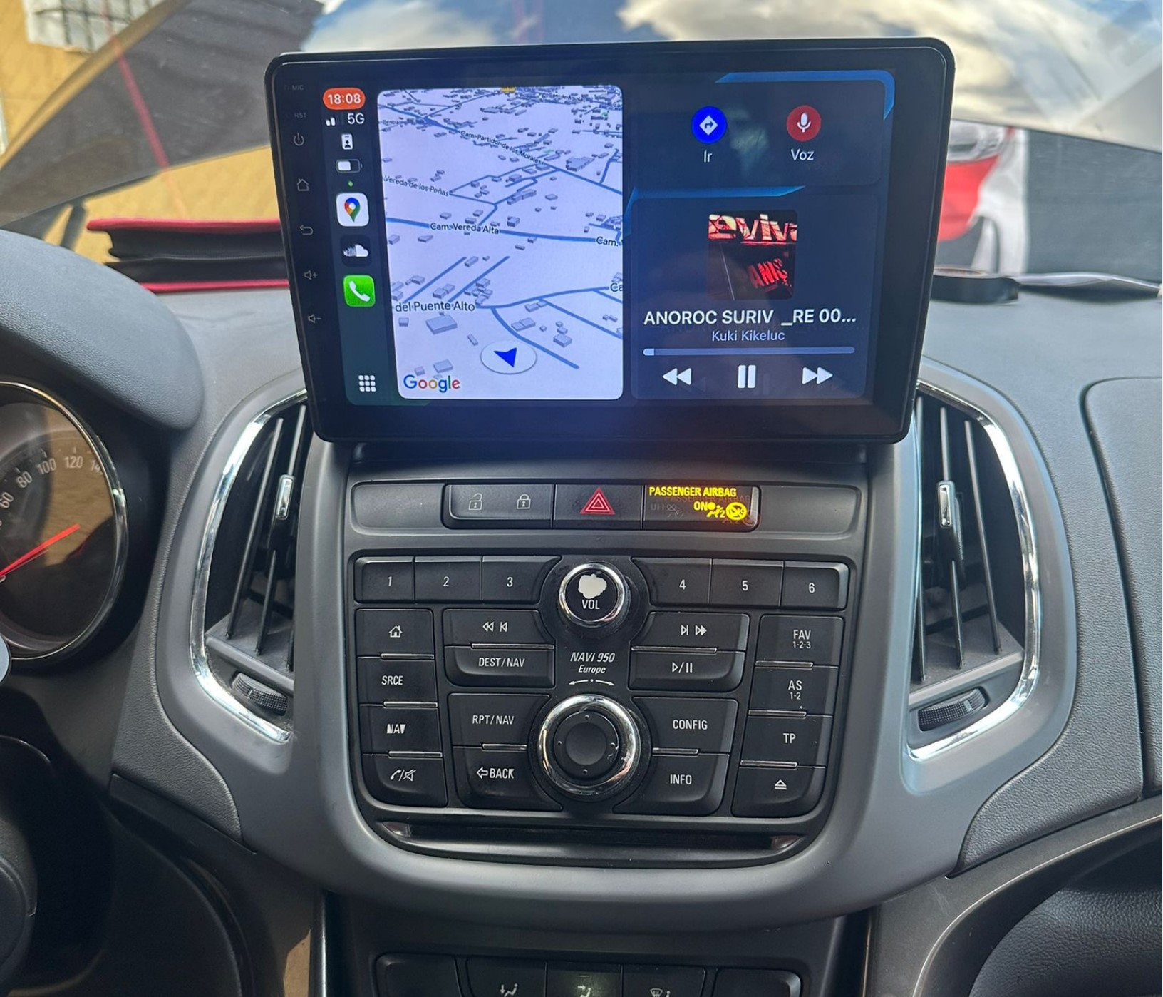 Pantalla 9" para Opel Zafira 2015