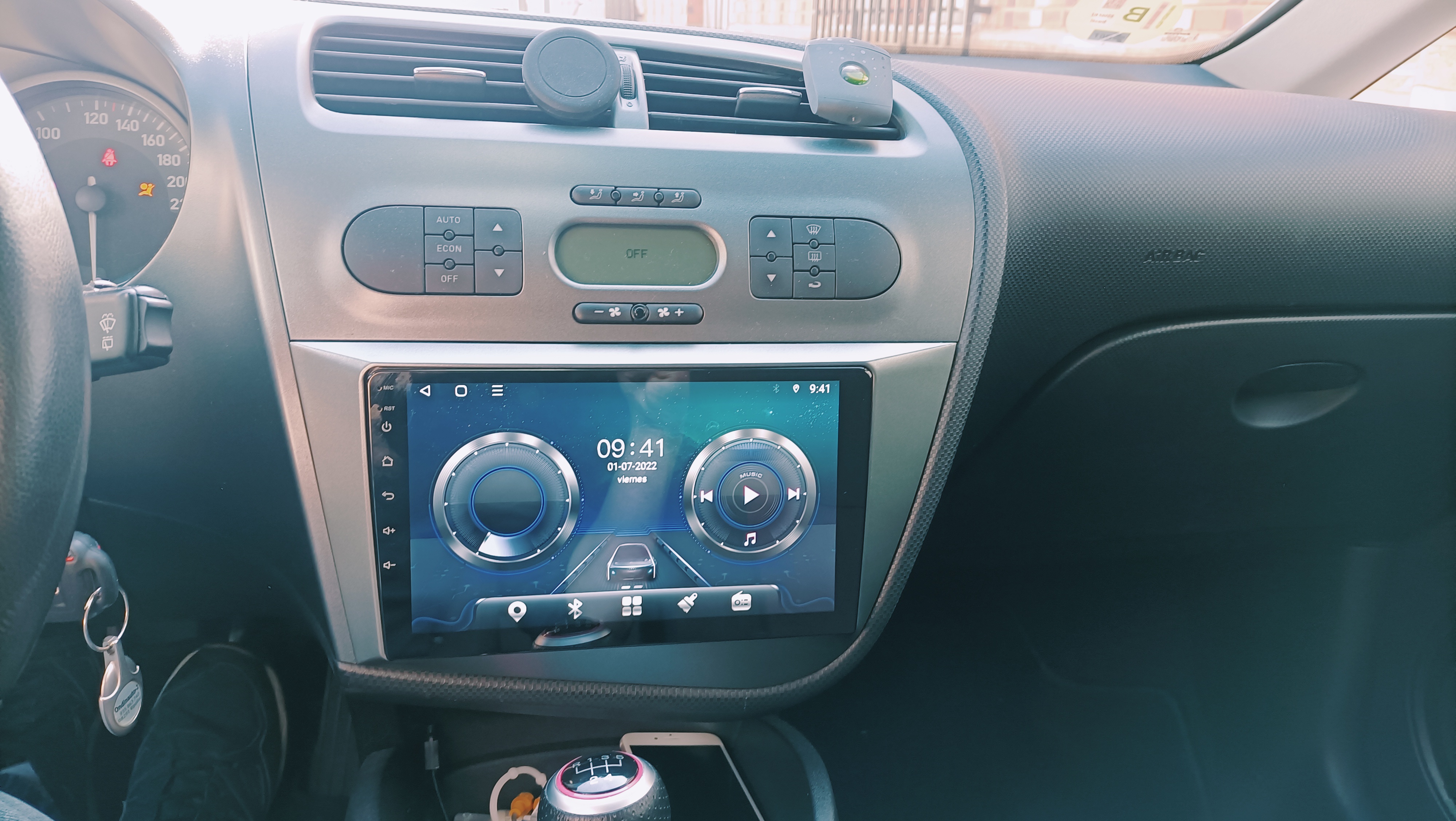 Pantalla 9″ para Seat Leon II - 2005