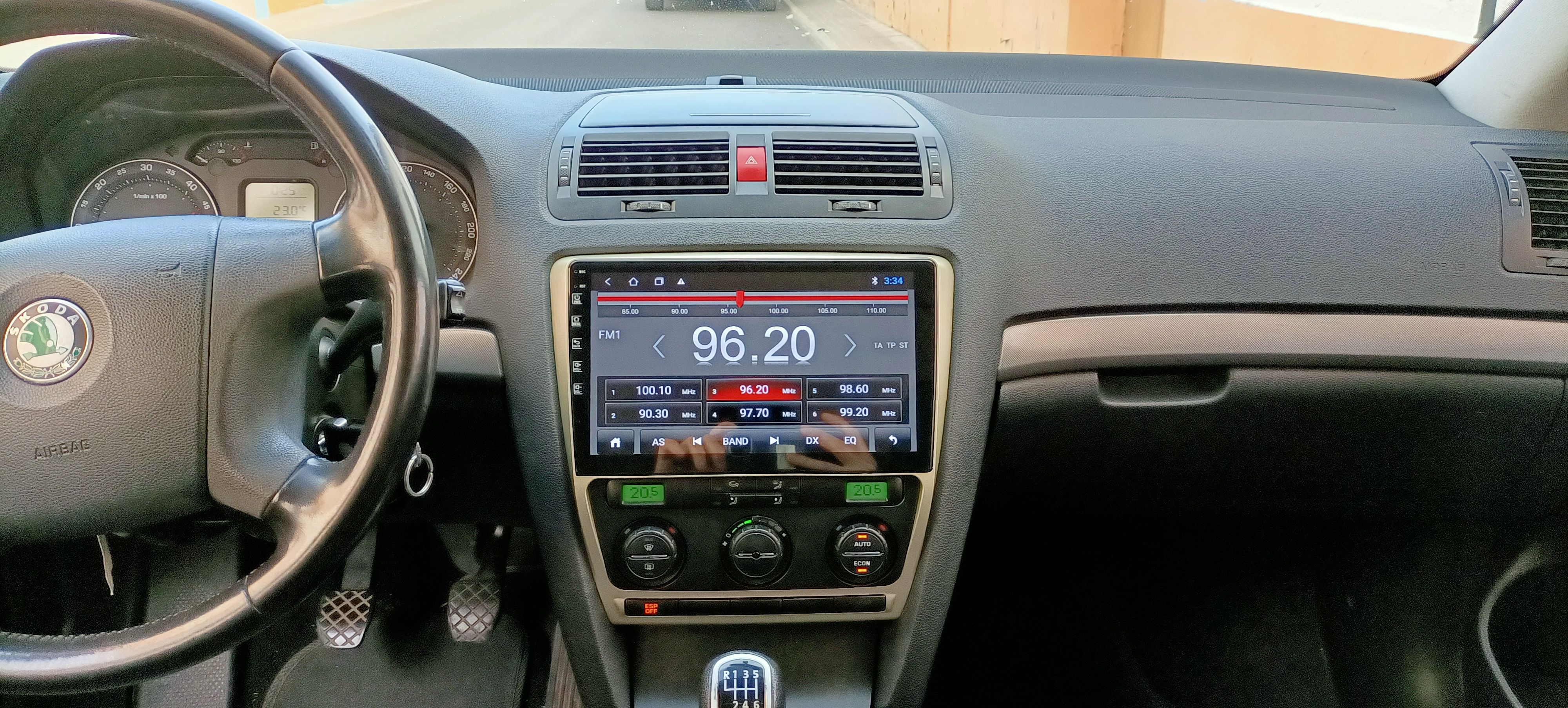 Pantalla 10" para SKODA Octavia 2007