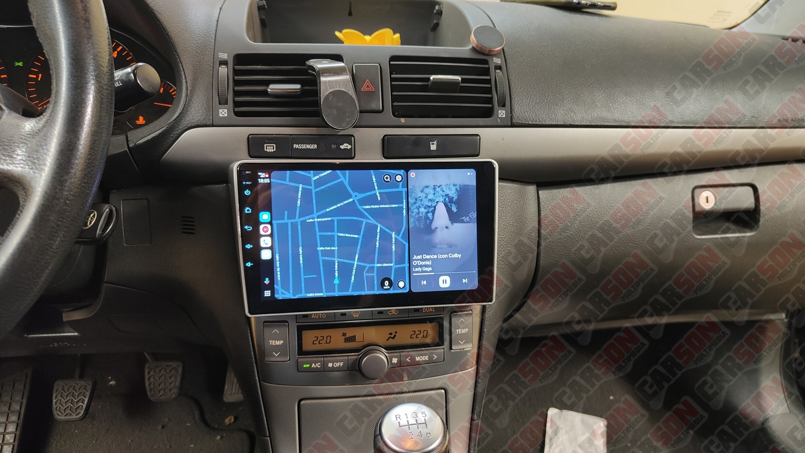 Pantalla 9" para Toyota Avensis 2002 - T25