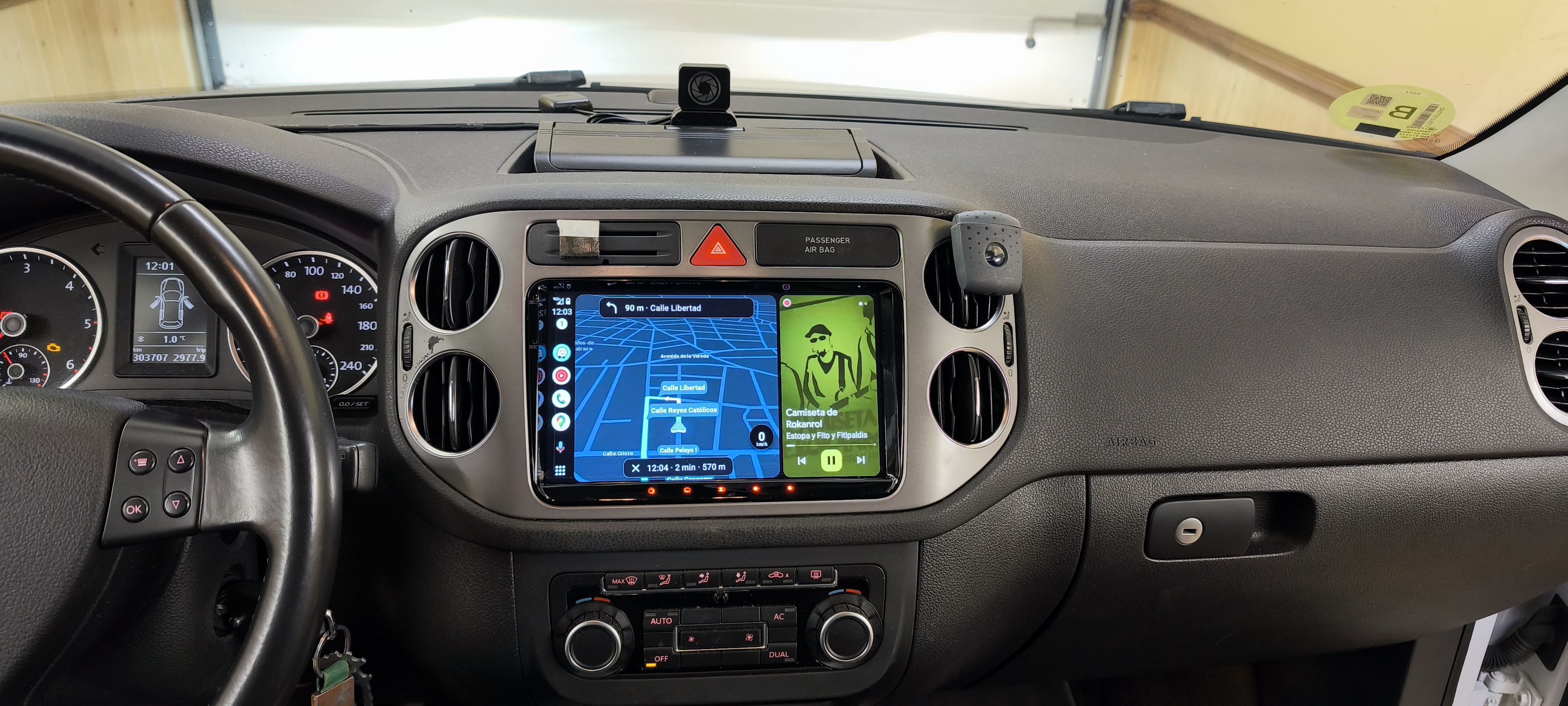 Pantalla 9" para VoksWagen Tiguan 2009