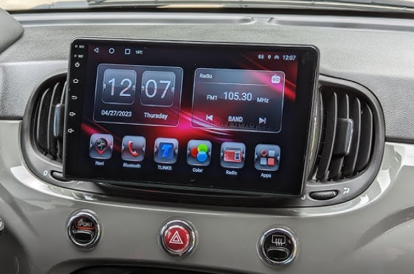 Pantalla 9" para Fiat 500 2015