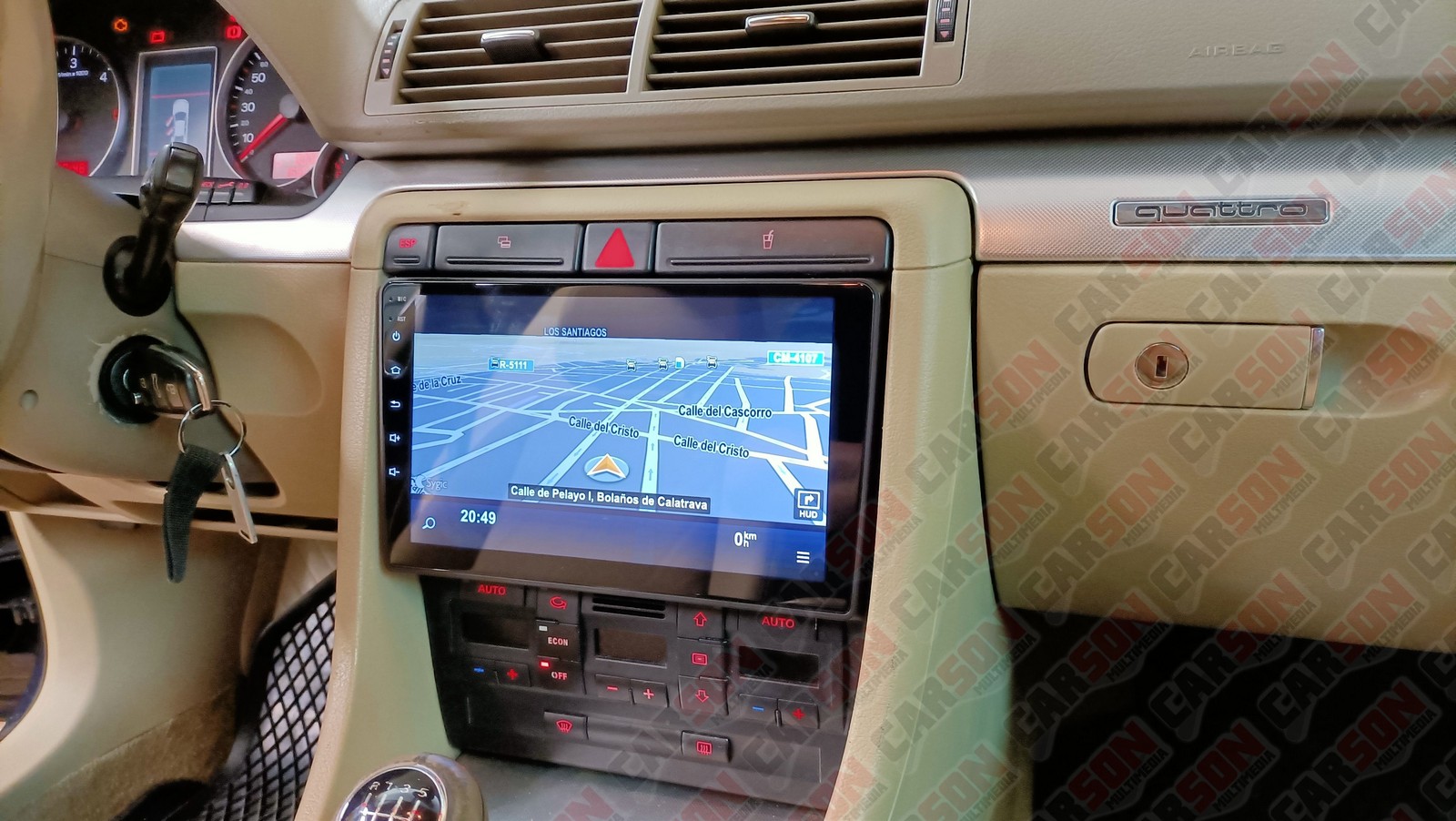 Pantalla 9" para Audi A4 2002/ Seat Exeo