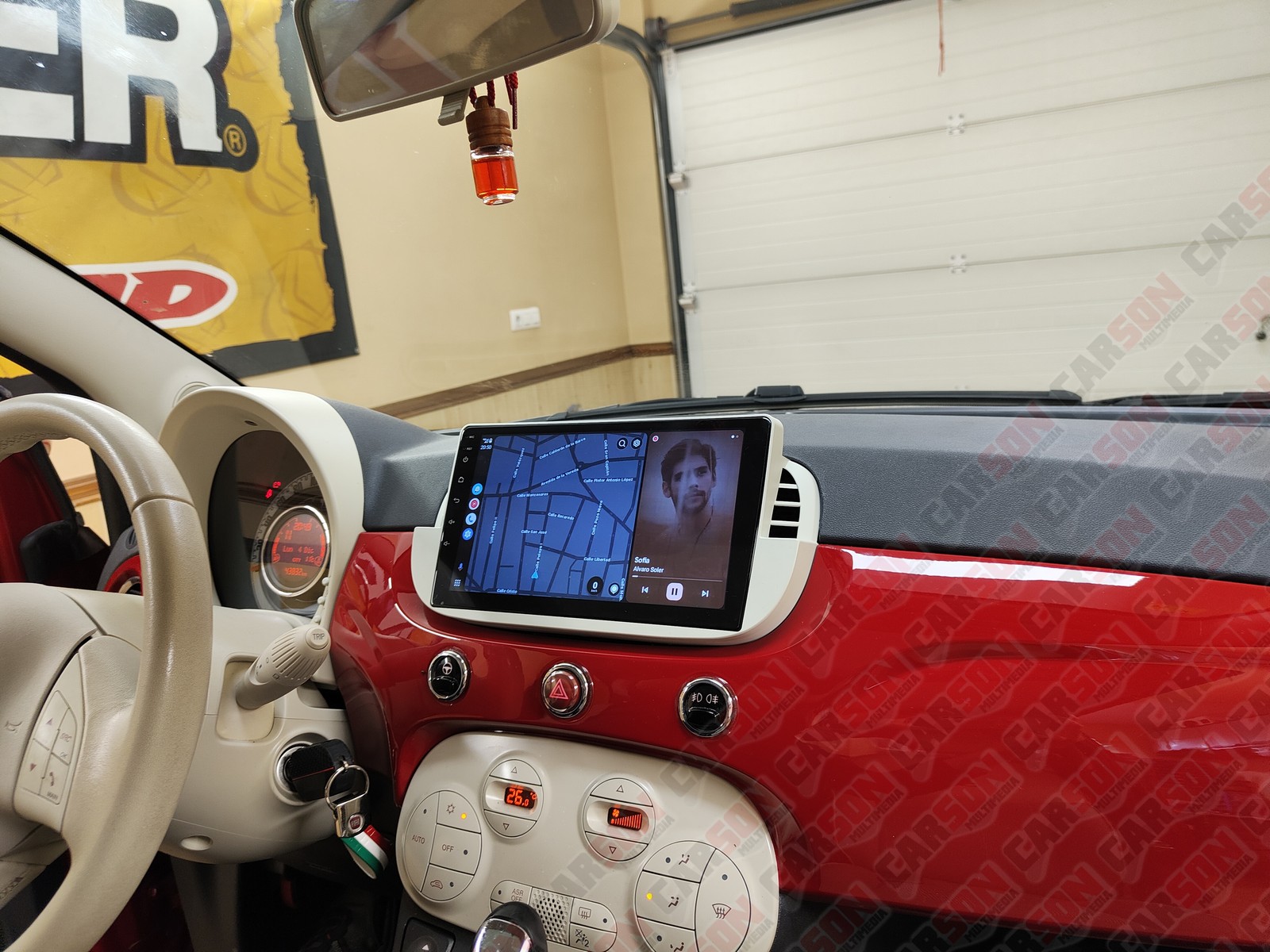 Pantalla 9" para Fiat 500 500C 2007