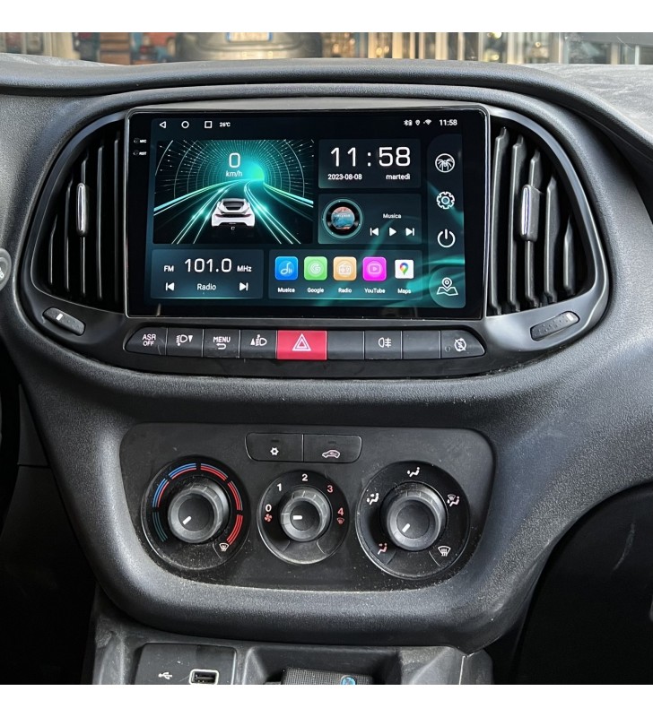 Pantalla 9" para Fiat Doblo 2018
