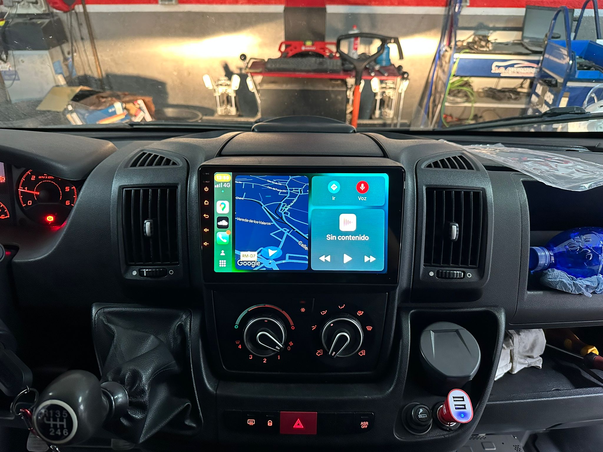 Pantalla 9" para Fiat Ducato 2011