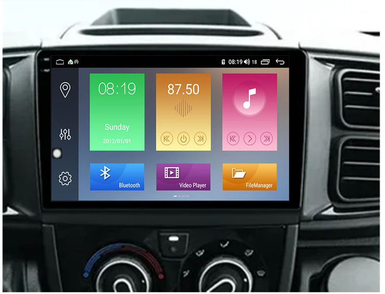 Pantalla 9" para Fiat Ducato 2021