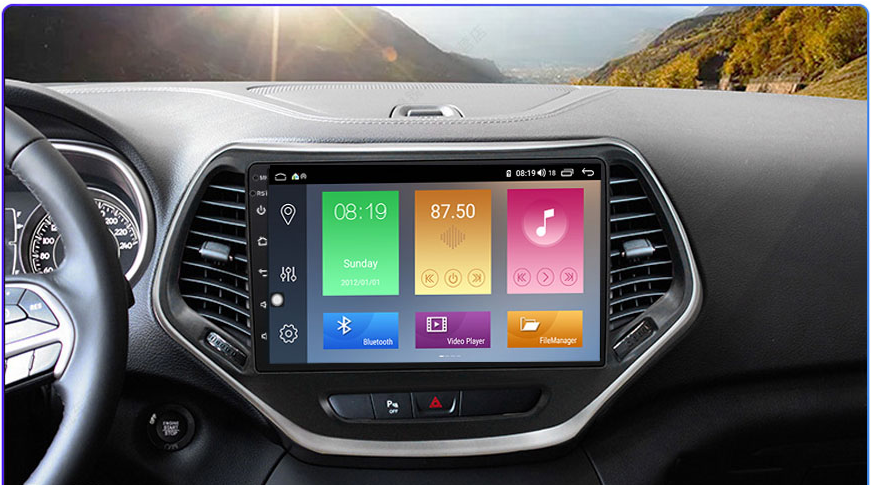 Pantalla 10" para Jeep Cherokee 2016