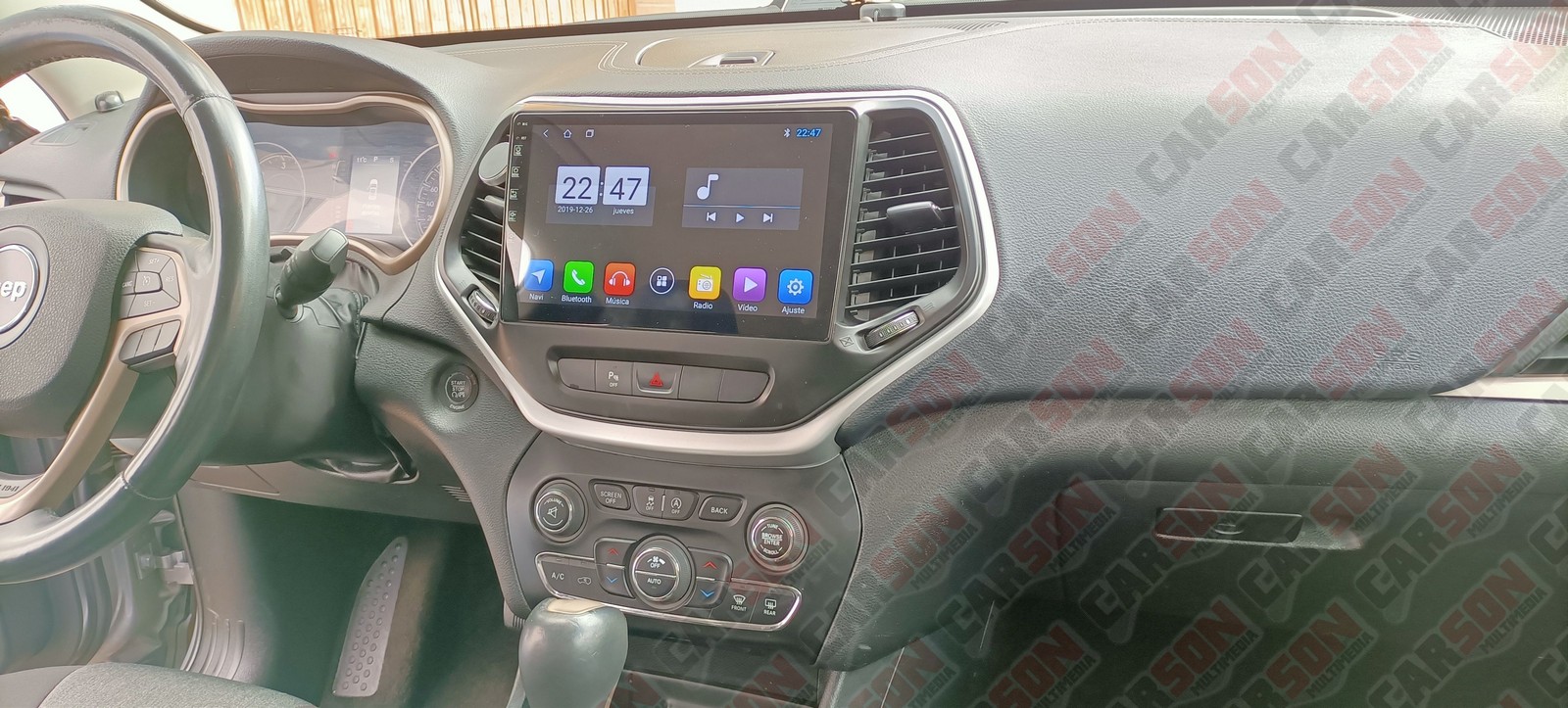 Pantalla 10" para Jeep Compass 2017