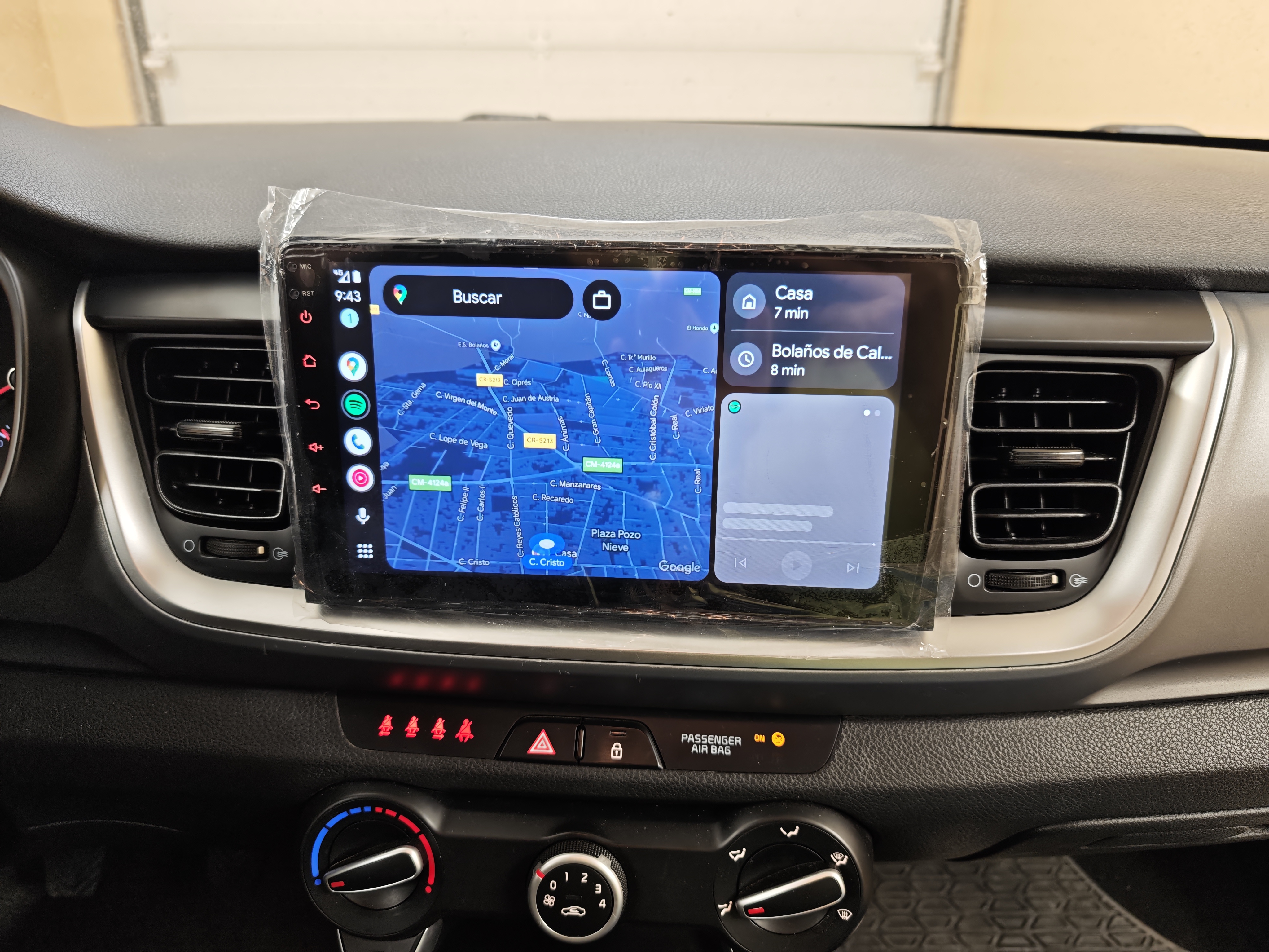 Pantalla 9" para KIA Rio 2018