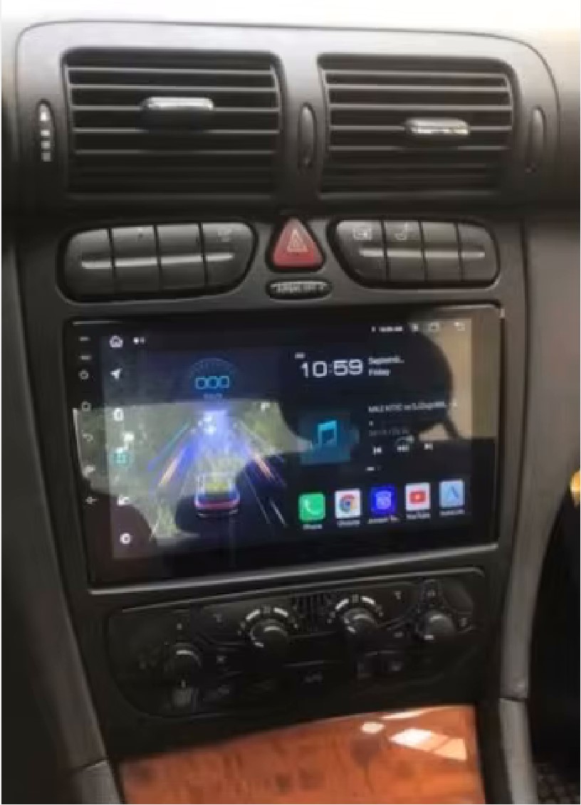 Pantalla 9" para Mercedes Benz Clase C 2000