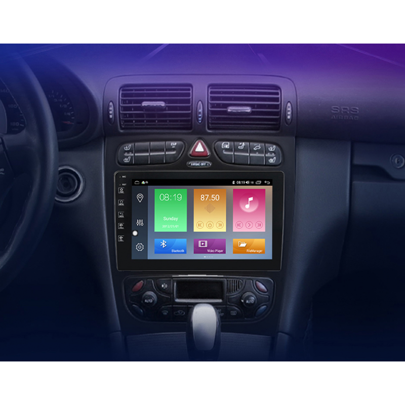Pantalla 9" para Mercedes Benz Clase C 2000