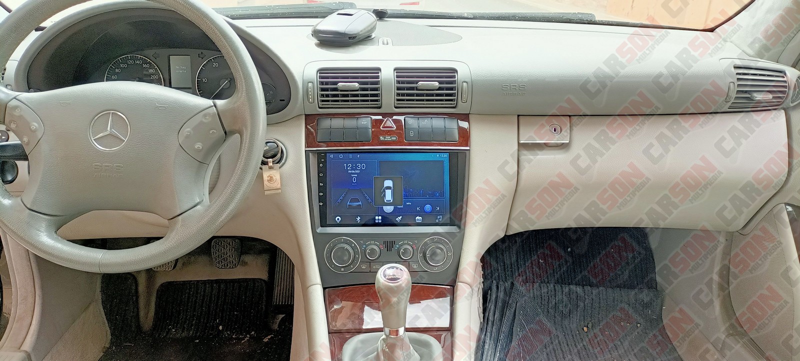 Pantalla 9" para Mercedes Benz Clase C