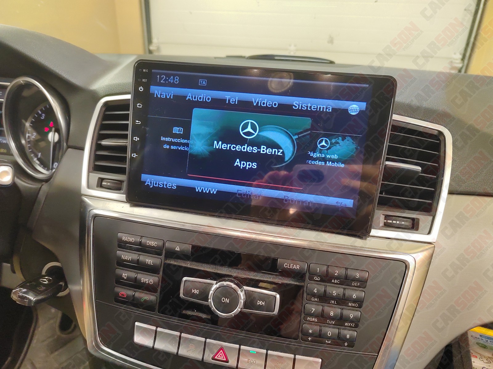 Pantalla 9" para Mercedes Benz ML W166
