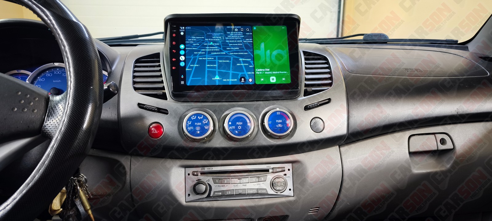 Pantalla 9" para Mitsubishi L200 2008