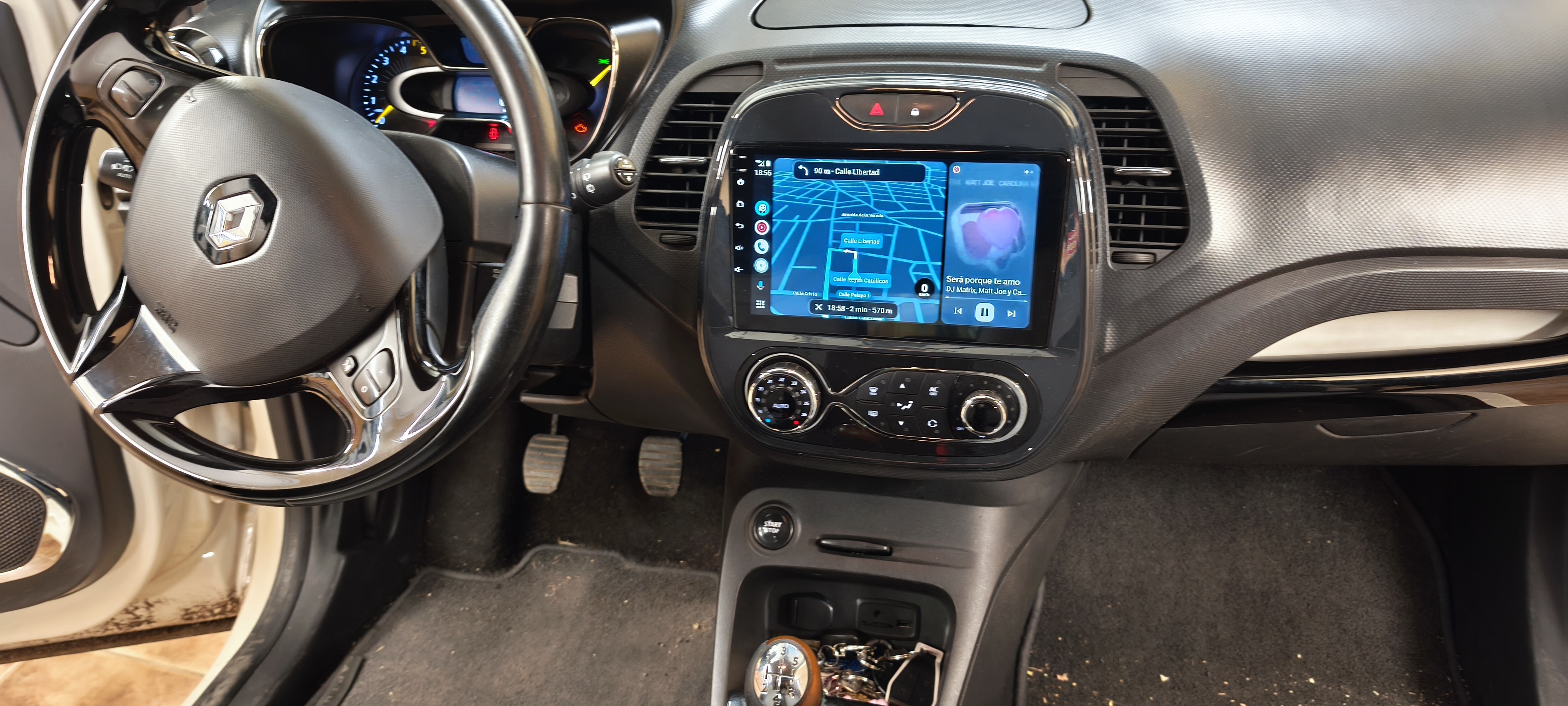 Pantalla 9" para Renault Captur 2011-2016