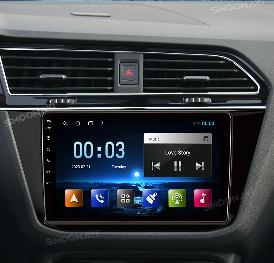 Pantalla 10" para VW Tiguan 2016