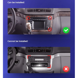 Marco Pantalla Android Carson - Mercedes Benz B200 