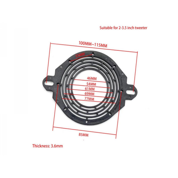 Soporte / Adaptador Tweeter / Medio XTF-77M