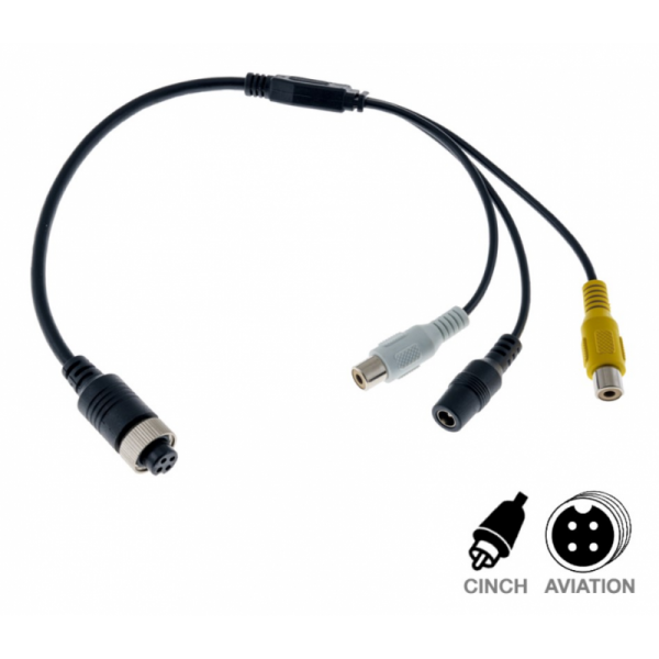 Cable Adaptador AVIATION Macho a RCA  4 pines