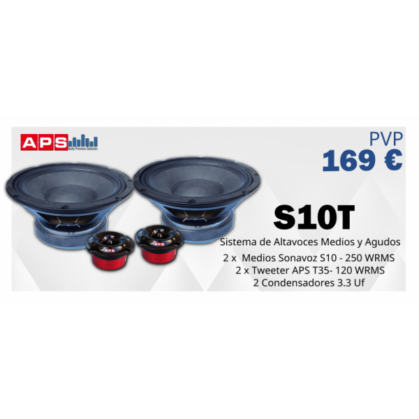 KIT APS S10T Sistema 2 Vias