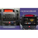 Miniatura Marco Adaptador 9" Carson para KIA CEED 2006-2009