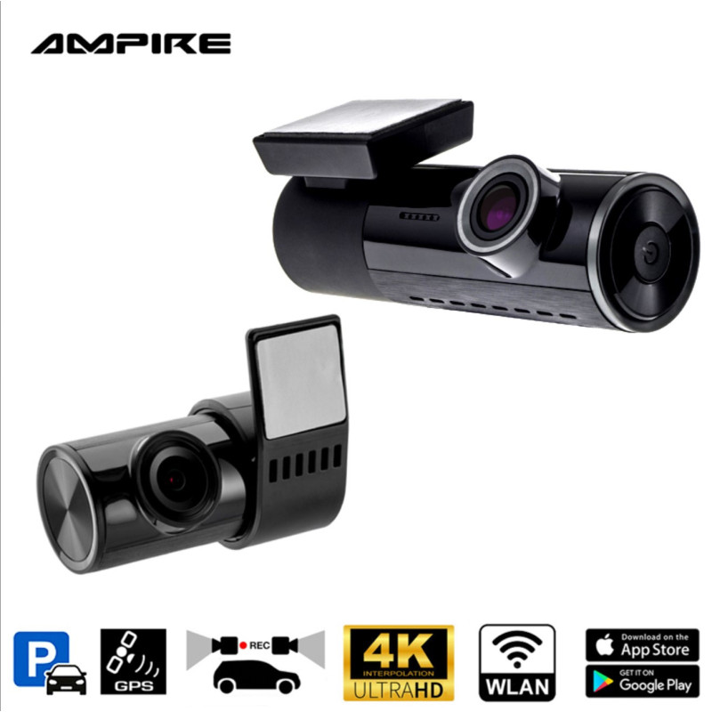 Comprar AMPIRE Dashcam de 2 canales, camara frontal 4K y camara trasera AHD, WLAN y GPS | InforAudio