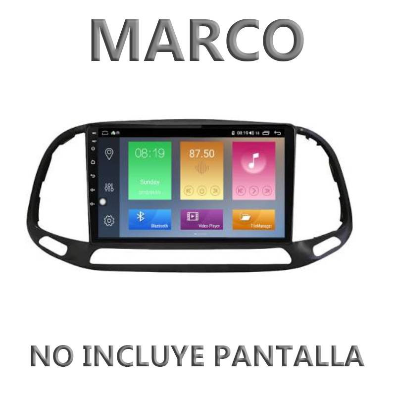 Marco Adaptador 9" Carson para Fiat Doblo 2018 - Referencia: CARFD18