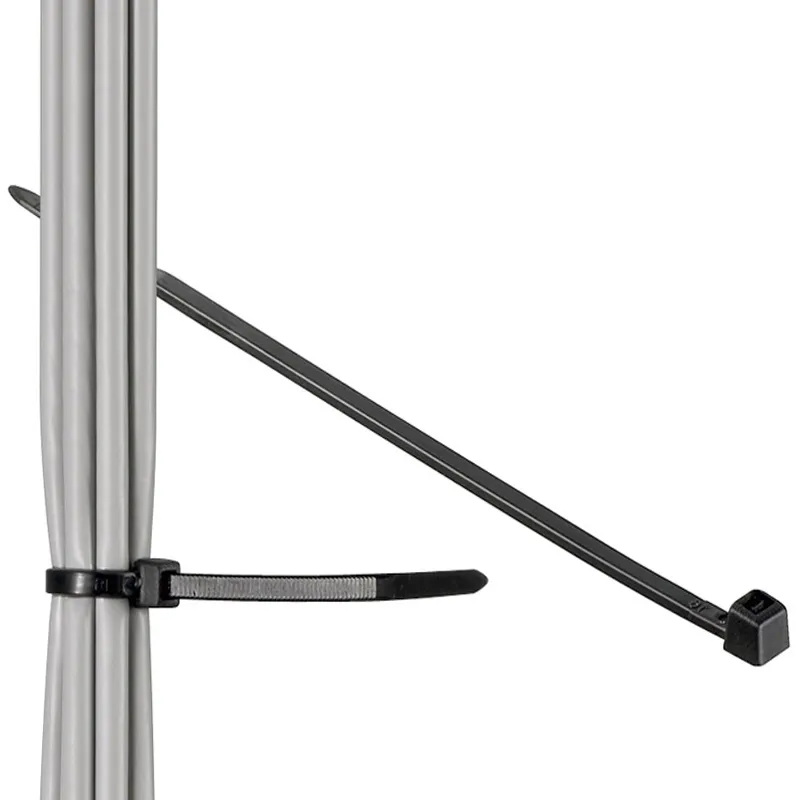 Comprar SAPISELCO Cable Tie 200mm x 2.5mm, UV-resistant, black, 100 pack | InforAudio