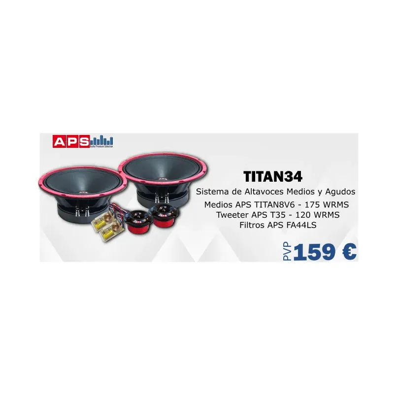 Comprar Kit APS TITAN34 | InforAudio