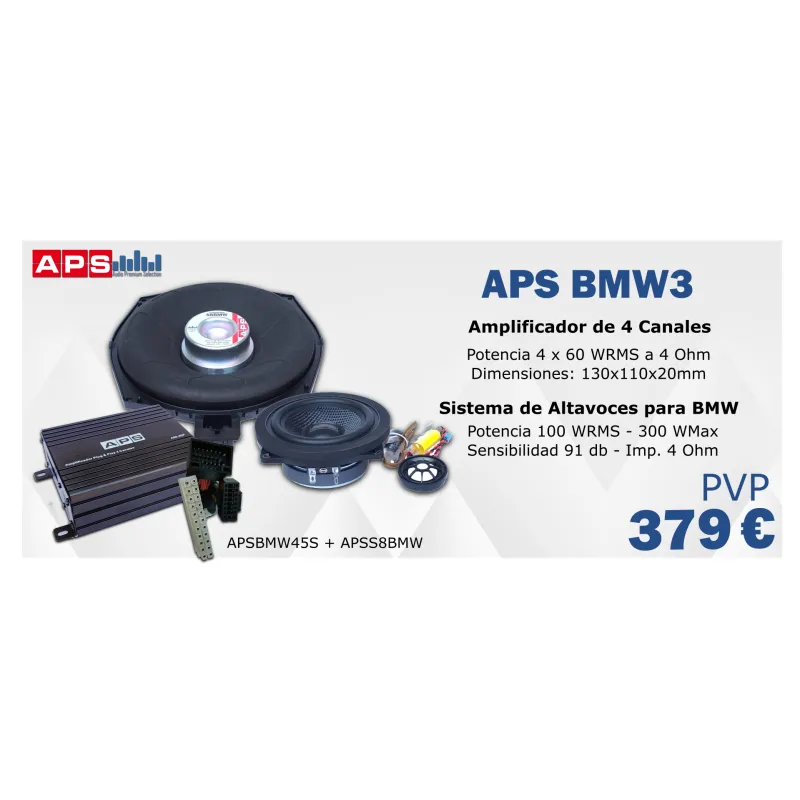 Comprar Sistema Completo BMW APSBMW3 | InforAudio