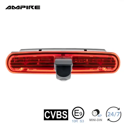 _Camara de vision trasera AMPIRE (CVBS), FIAT Doblo 2, OPEL Combo D (con puertas batientes)