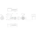 Miniatura Dashcam AMPIRE de 1 canal con resolucion 1080p (Full-HD), WLAN