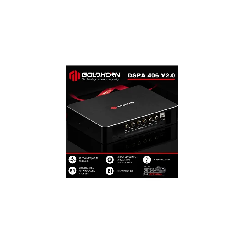 Comprar Goldhorn DSPA 406 V2.0 | InforAudio