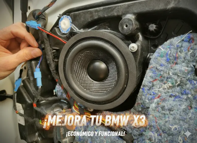 ¿Por qué el sonido de tu BMW X3 (F25) no suena como debería? La solución definitiva y económica